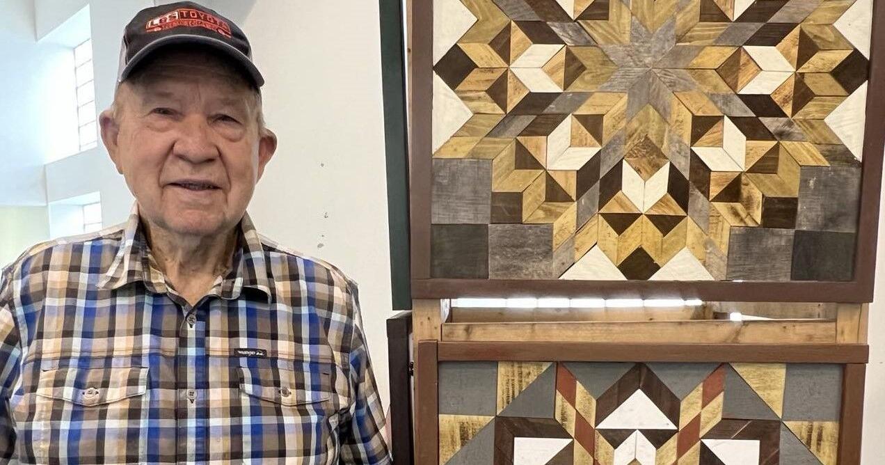 Local craftsman creates quilt hangings from wood - Vimarsana News