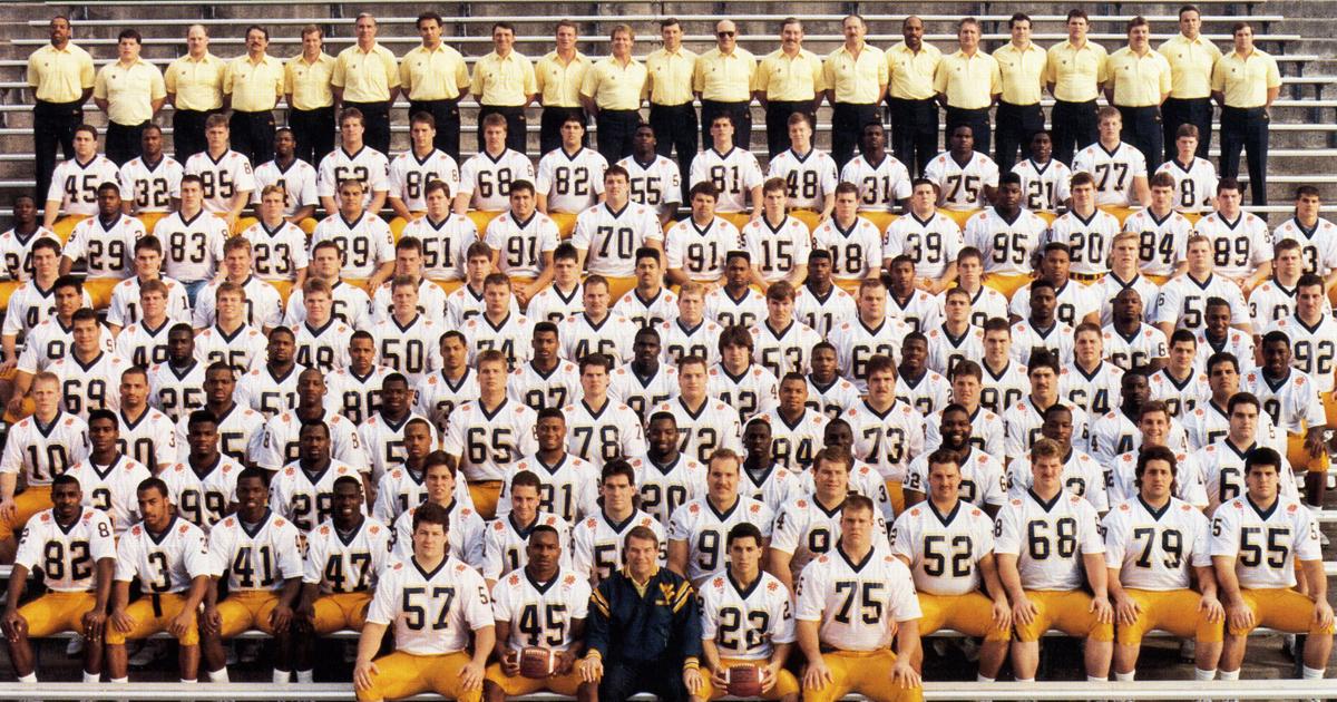 WVU football 1988-89 Fiesta Bowl team photo | West Virginia University ...