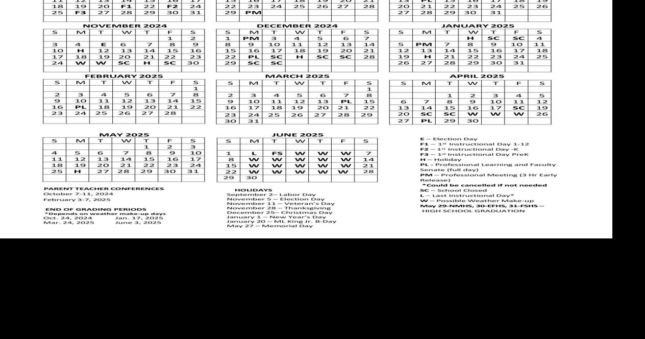 Marion County Schools Calendar 2024 25 Fairmont News wvnews com