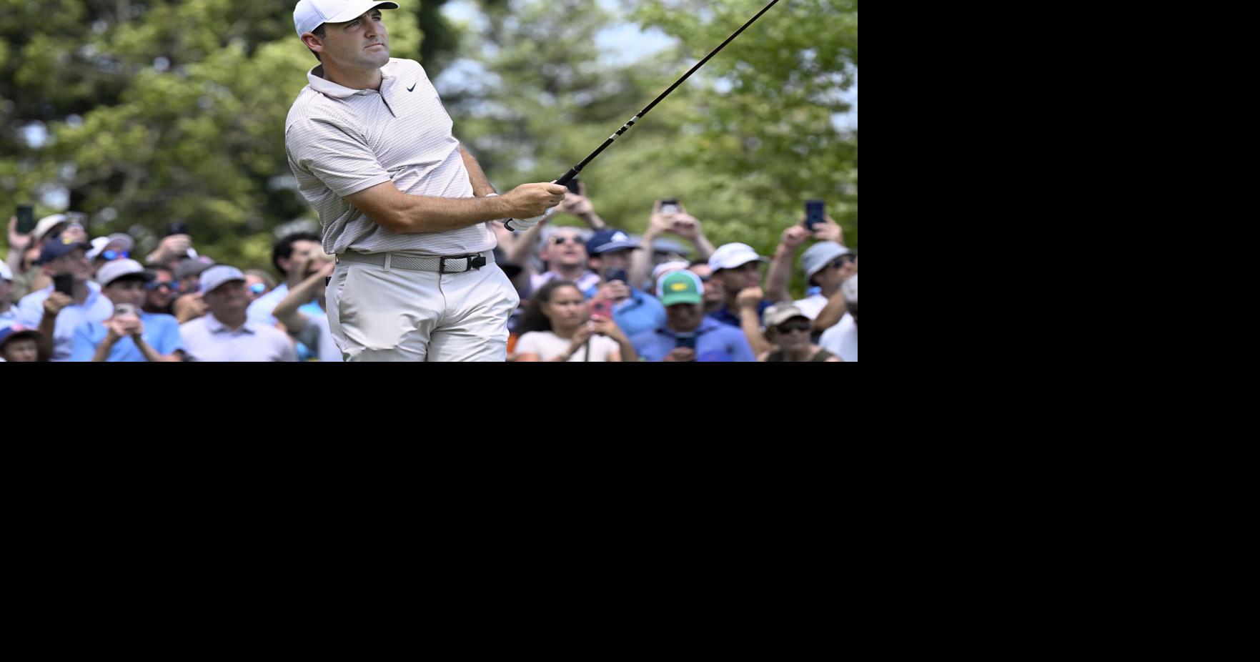 Scheffler hits a perfect shot and plenty of great ones for a 62 to share lead at Travelers Scottie Scheffler hits a lot of great shots By DOUG FERGUSON - AP Golf Writer Jun 19, 2025 41 mins ago 3 min to read
