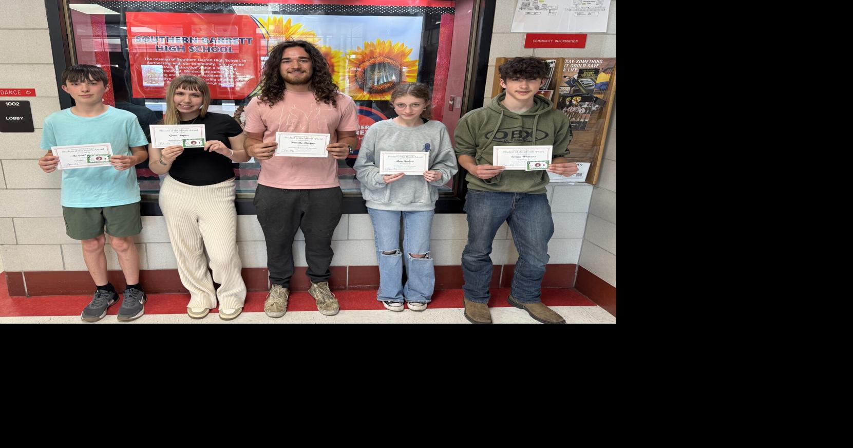 Southern spring Students of the Month named