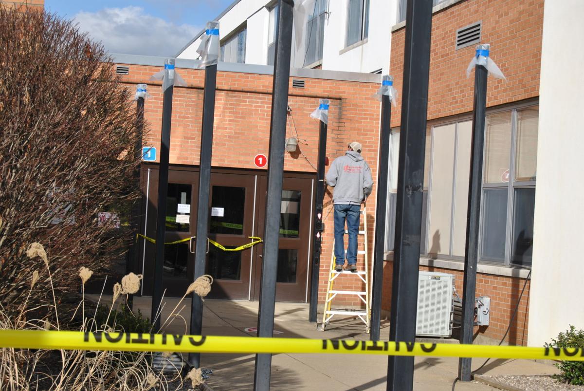 Bhs New Entrance Canopy To Alleviate Drainage Problems Water
