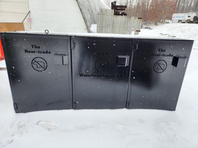 Bearproof trash enclosures created by The Welding Rod Garrett News