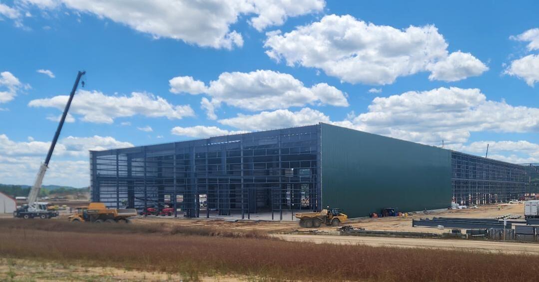 Progress continues at Nucor site in Apple Grove, West Virginia