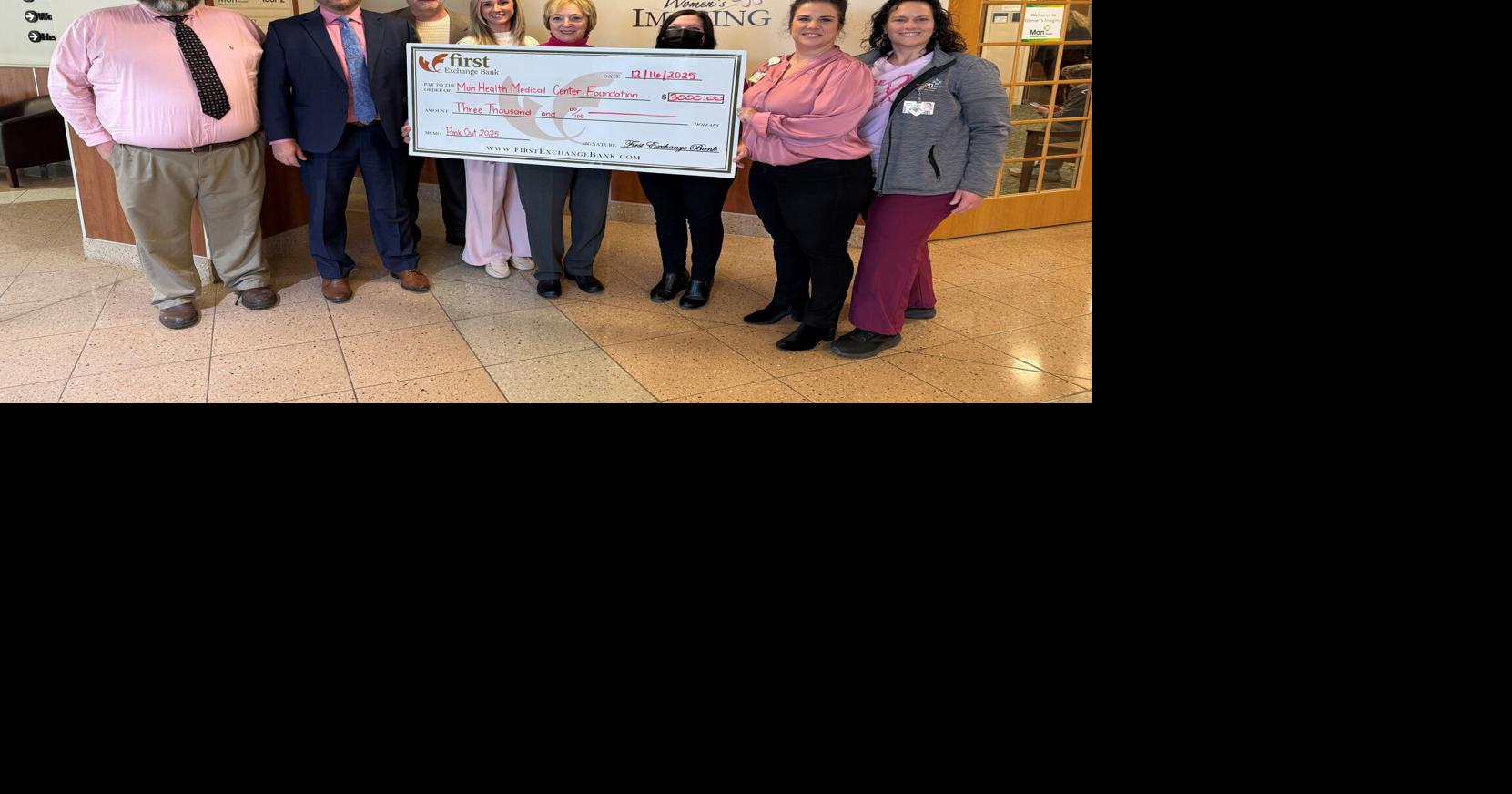 First Exchange Bank donates $3K to Mon Health Medical Center Foundation ...