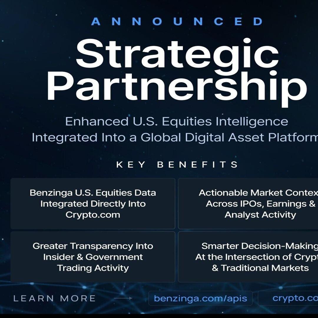 Crypto.com Traders Gain Deeper Market Visibility Through Benzinga Data  Integration | Around The Web | wvnews.com