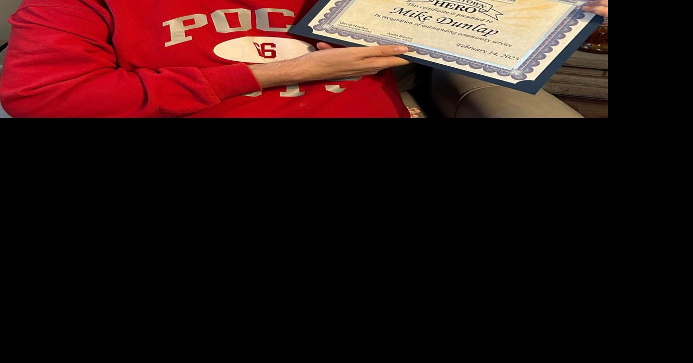 Mike Dunlap honored as a Hometown Hero Jackson Star and Herald