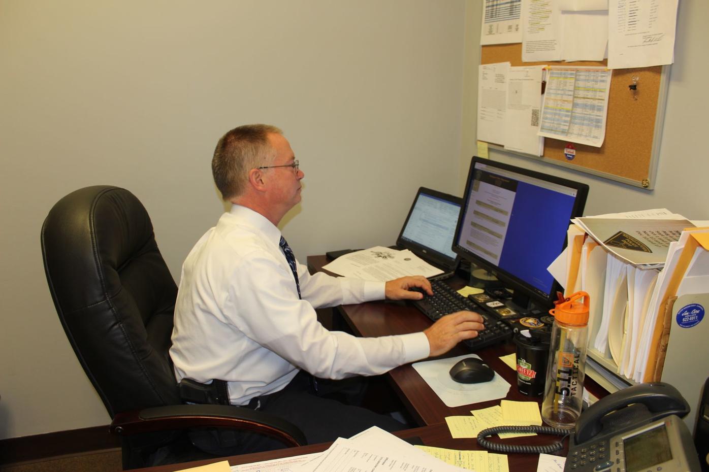 Bridgeport, WV, Police Lt. Gary Weaver works to protect children from