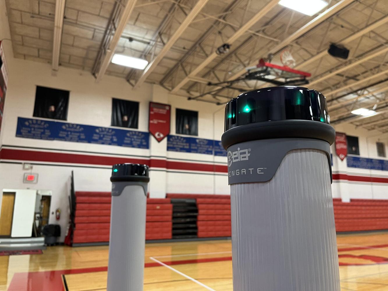 Weapons detection system showcased at Bridgeport High School by