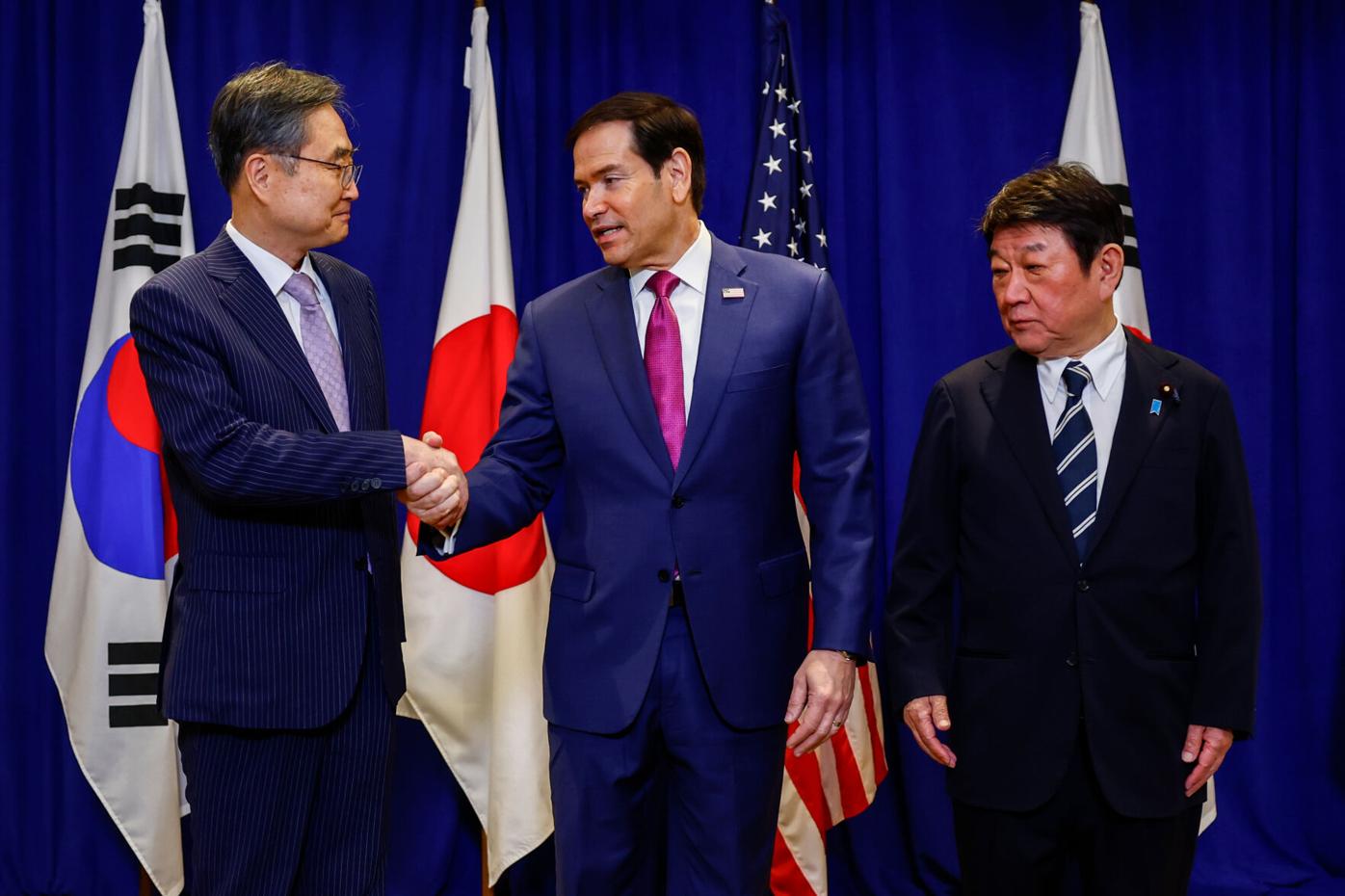 Japón, EE.UU. y Corea del Sur reafirman en Nueva York la importancia de la paz en el estrecho de Taiwán