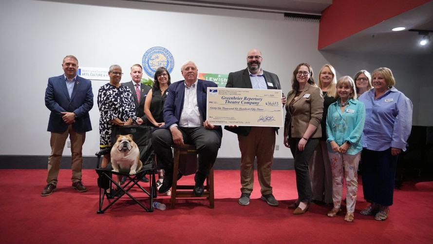 Gov. Justice announces 21 art grants at the Greenbrier Valley Theatre