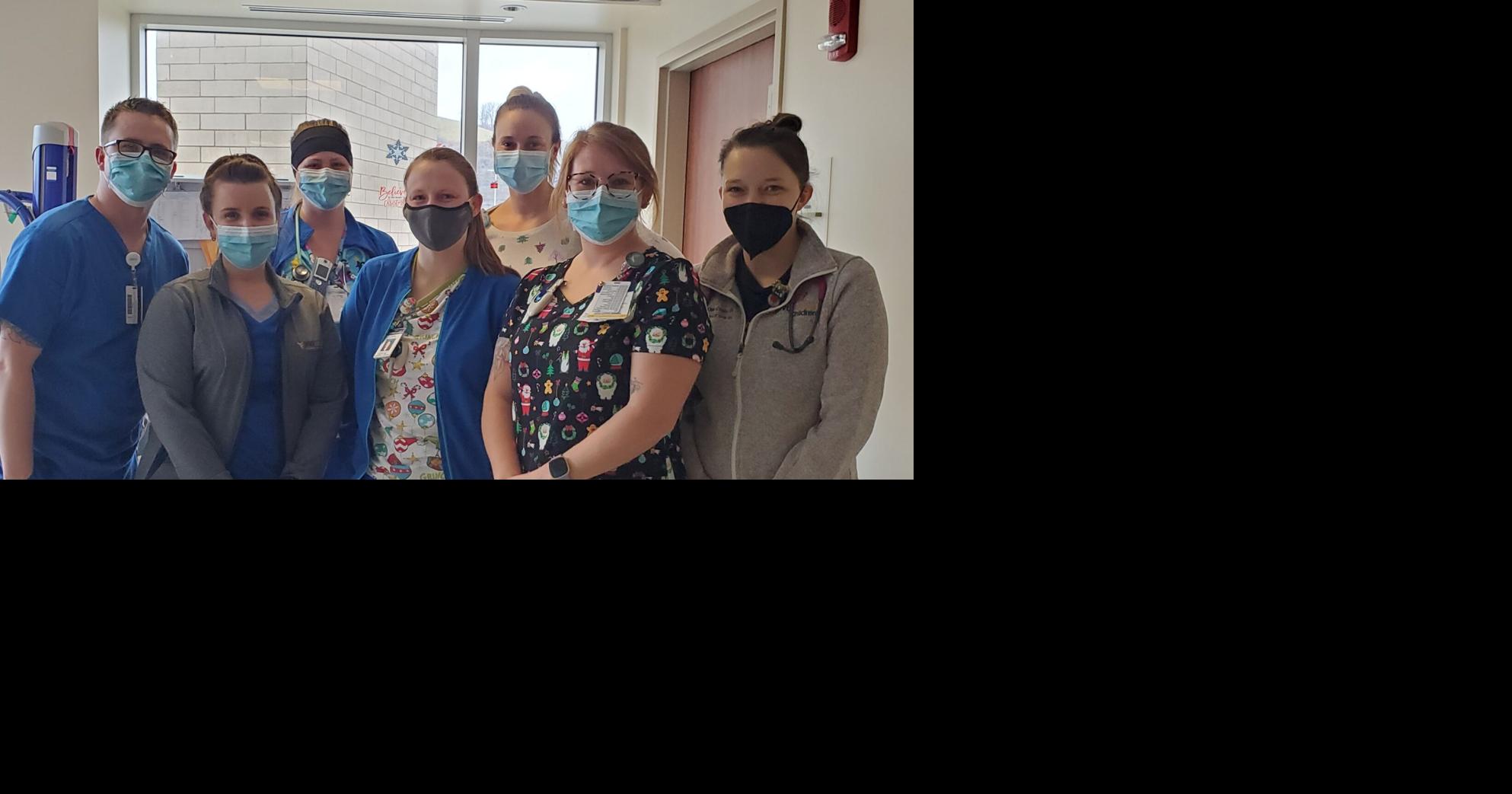 Health care professionals, first responders spend Christmas shift with their work family in North Central West Virginia