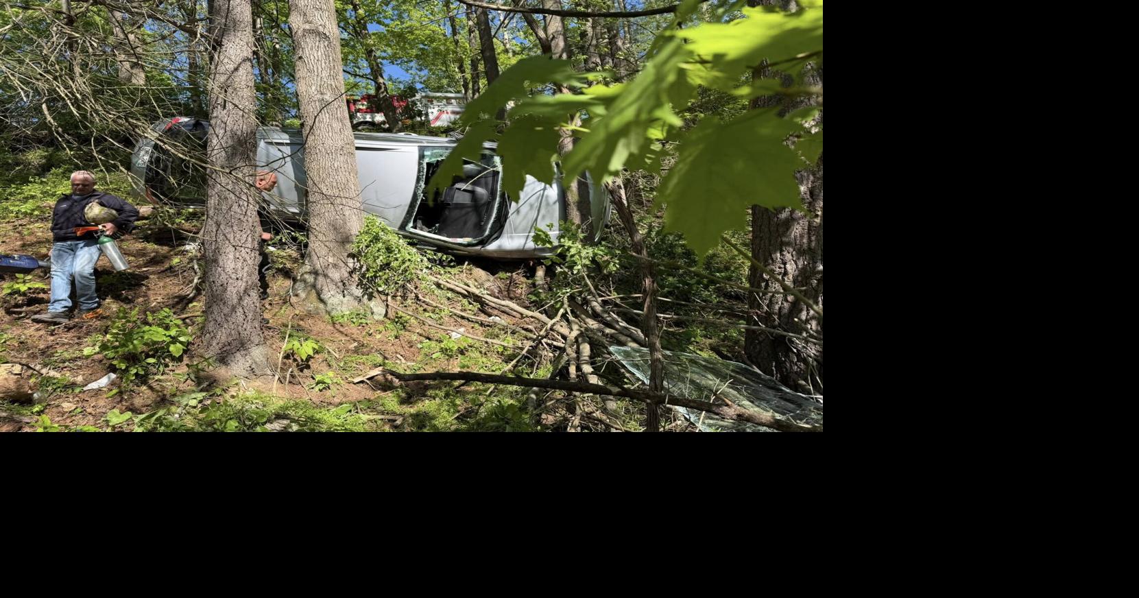 Driver extricated after SUV crashes into tree off Patterson Fork Road ...