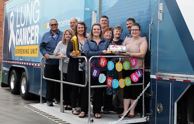 WVU Cancer Institute celebrates mobile lung cancer screening ...
