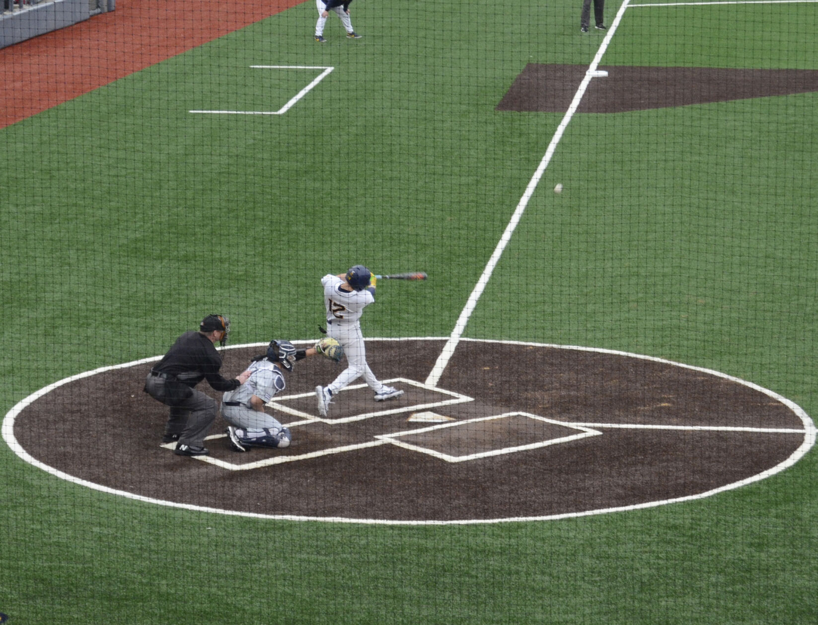 WVU baseball 0307 Brodie Kresser at bat front wvnews