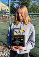 Lybarger Earns 1st team All-State Honors at State Tennis Tournament.