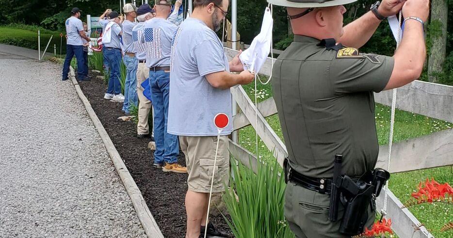 Flags raised to honor veterans and first responders | Preston County ...
