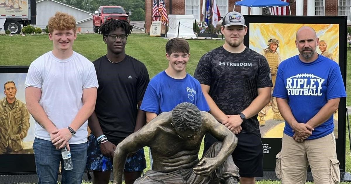 Memorials honoring those who died in service on display in Ripley ...