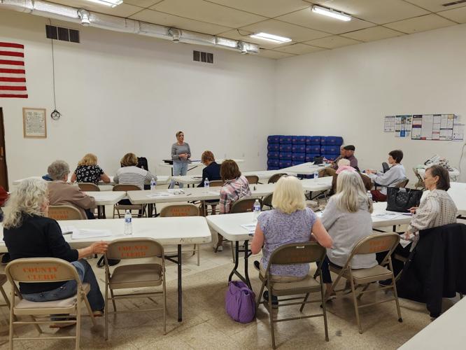 Marion Co West Virginia Clerk #39 s office training poll workers