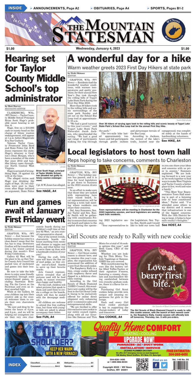Page A1 EEdition Mountain Statesman