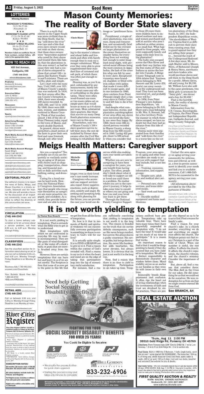 Page A1 EEdition for River Cities Tribune and Register