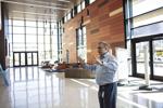Mesa City Manager Chris Brady shows off the new City Hall