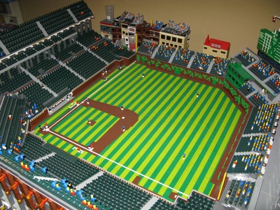 Chicago White Sox Stadium in LEGO (not mine but thought it was