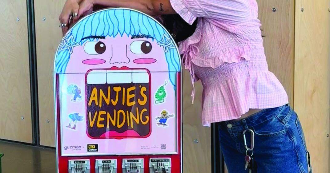 Mesa artist’s vending machine carries a message