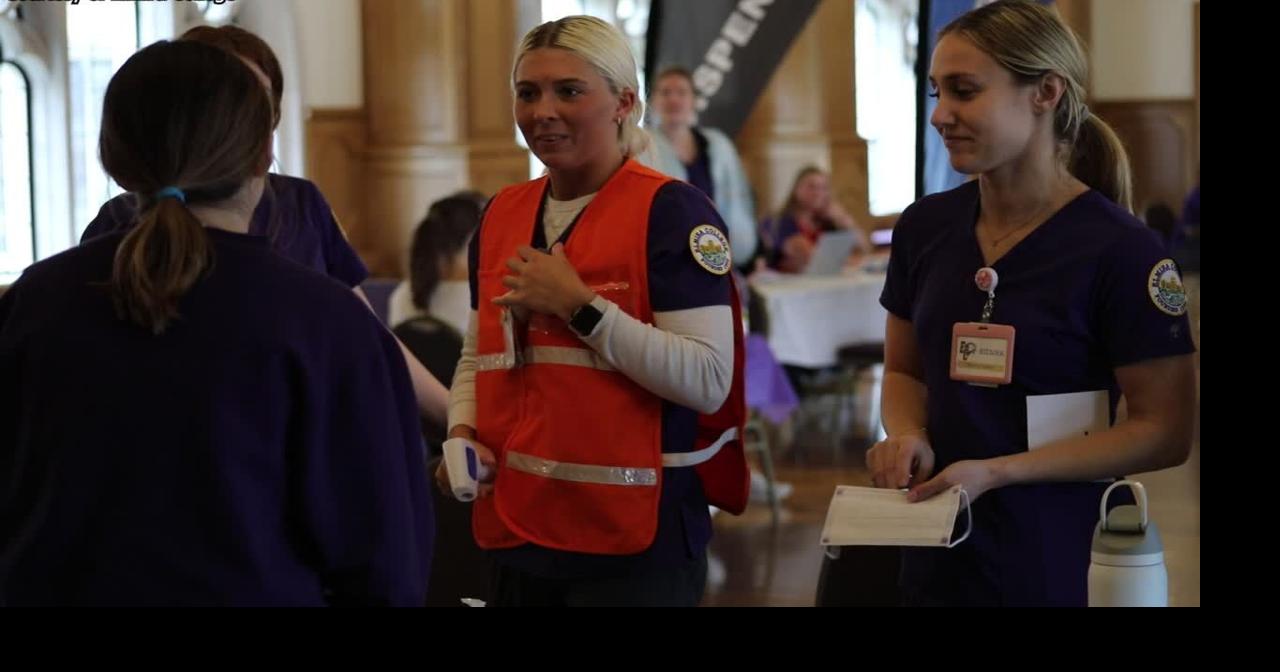 Elmira College nursing students simulate meningitis outbreak response