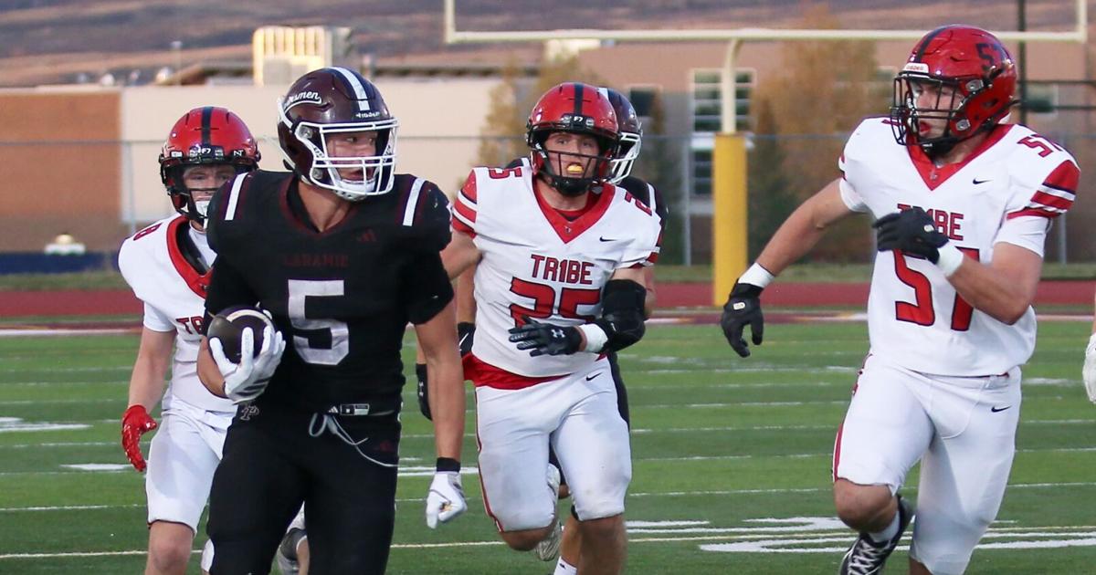 Past Papers Sign Laramie football rolls past Cheyenne Central | WyoSports | wyomingnews.com