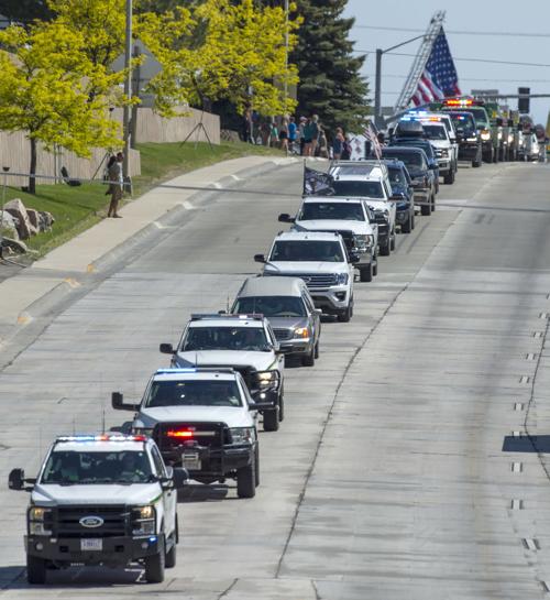 Firefighter procession