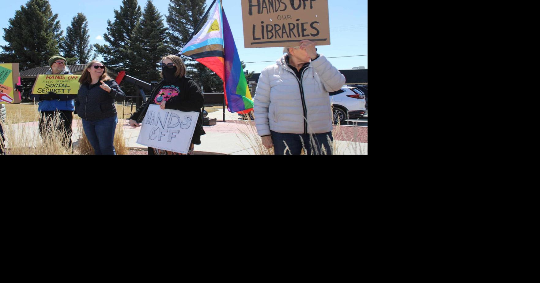 Rock Springs Hands Off rally opposes U S policies Rocket Miner