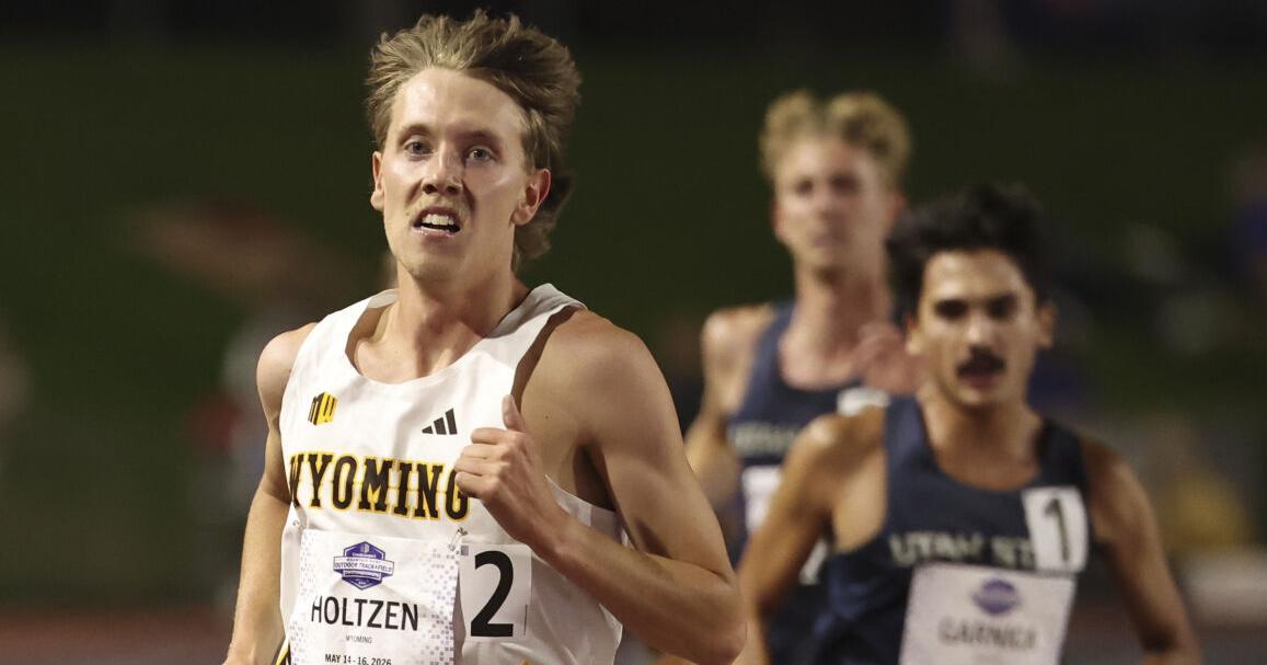 How Ryker Holtzen became Wyoming's record-breaking steeplechase athlete