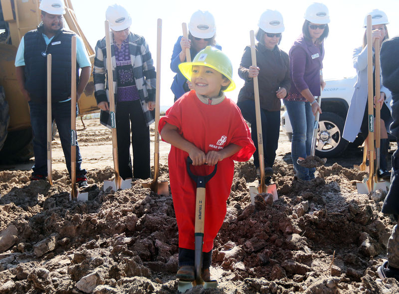 Kids break ground on new Laramie County Head Start building Local