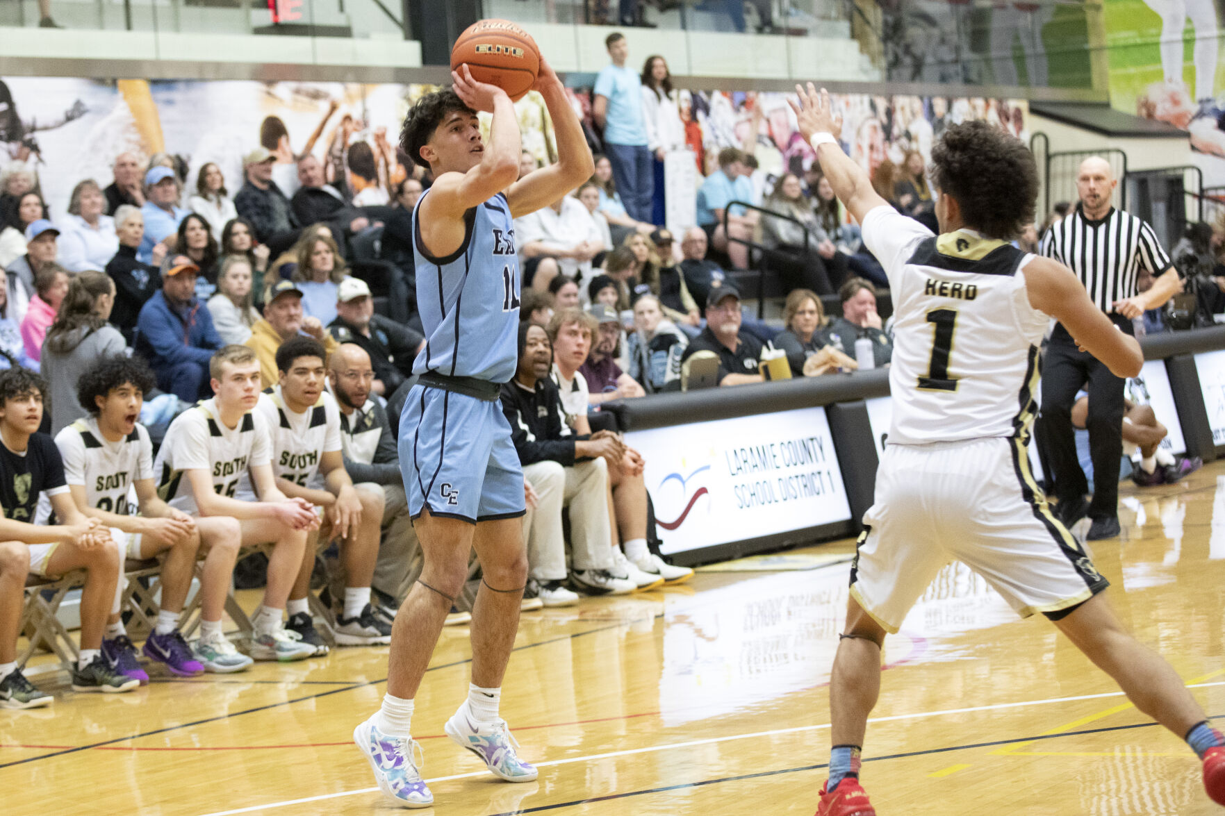 Cheyenne East Storms Back to Defeat Cheyenne South 61-41 in High School Basketball Game