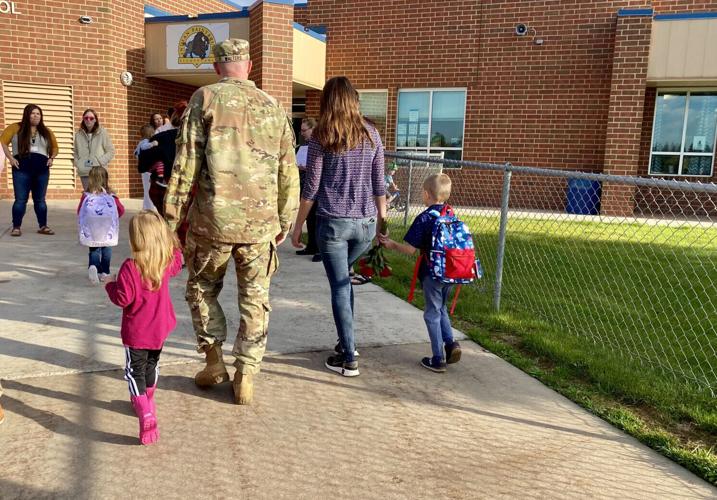 Looking sharp Students, educators optimistic despite firstday