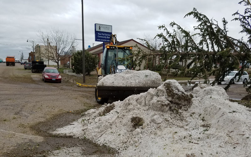 NEW Hail and wind damage hundreds of homes in Pine Bluffs News