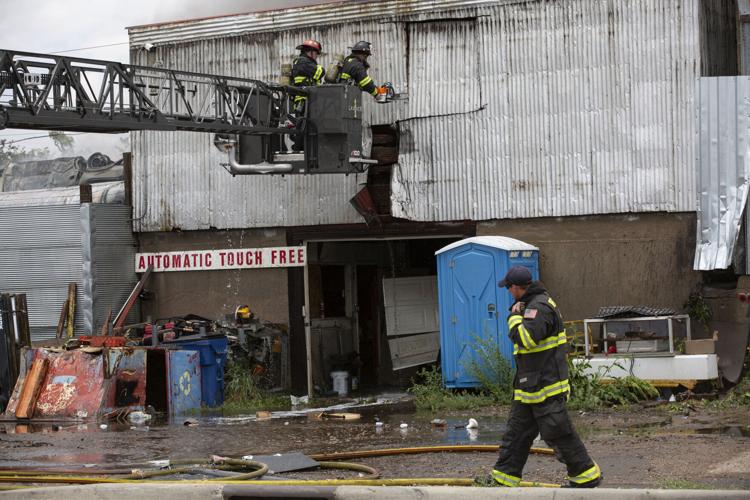 Fire breaks out at Rubens Metals, a family-owned metal recycling ...