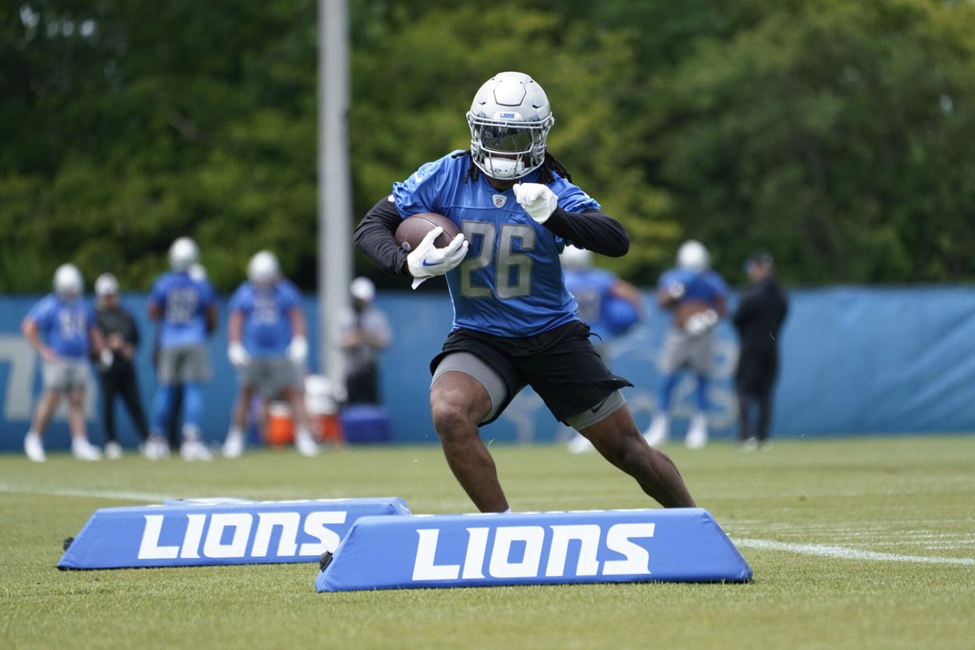 Lions hoping Montgomery, rookie Gibbs can keep running game going in  positive direction