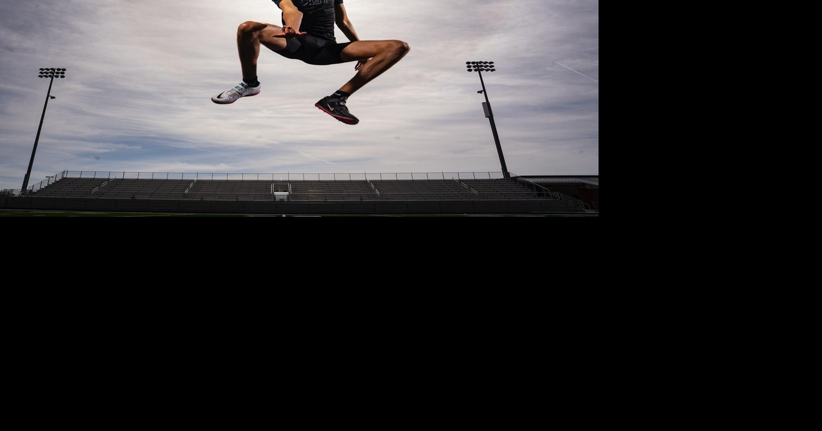 East's DJ Murphy won three events at 4A state track meet