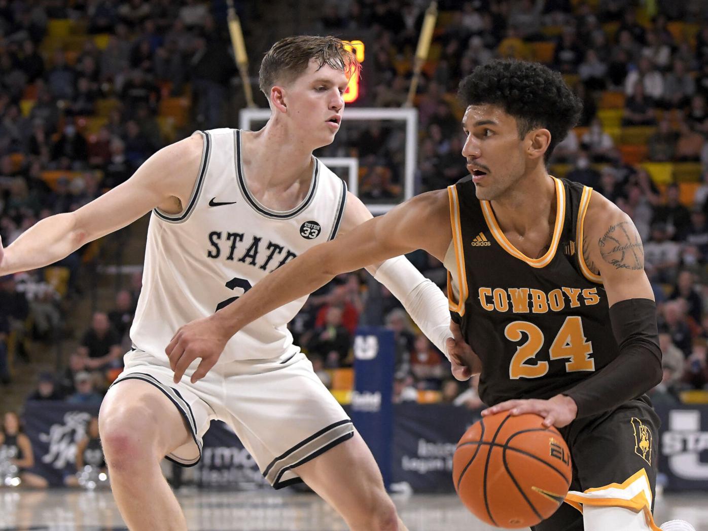 Cowboys hold off Utah State in MW opener | Men's Basketball ...