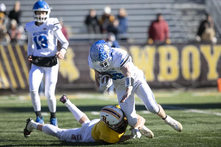 Ben Nichols tackled by Drew Heermann