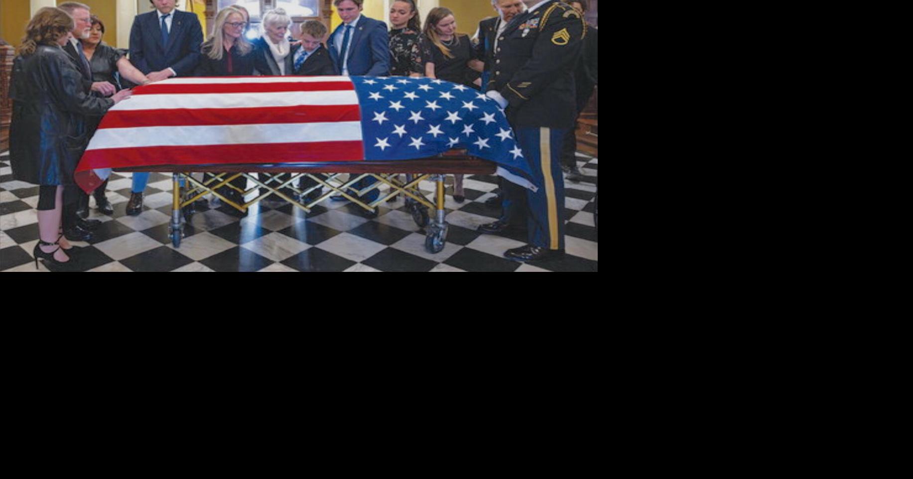 Family, colleagues, officials celebrate life of late Sen. Alan Simpson ...