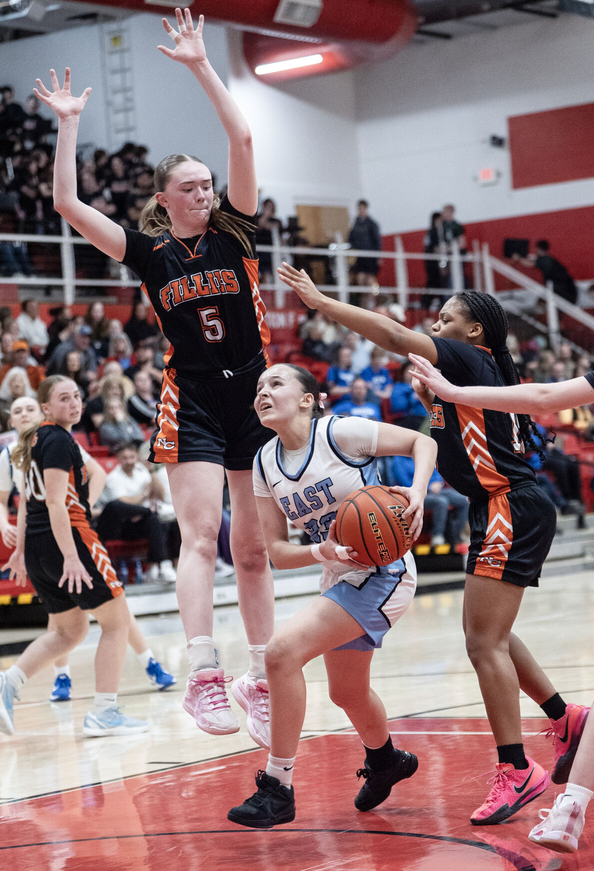 Maleea Meridieth Strong second quarter, defense, power East to win over Filies to open ...