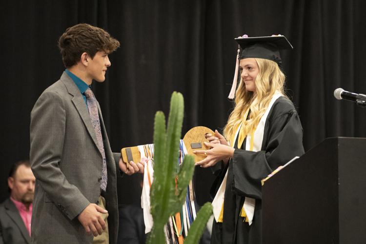 'Only 12 more years' Pine Bluffs, Burns give big sendoff to the high