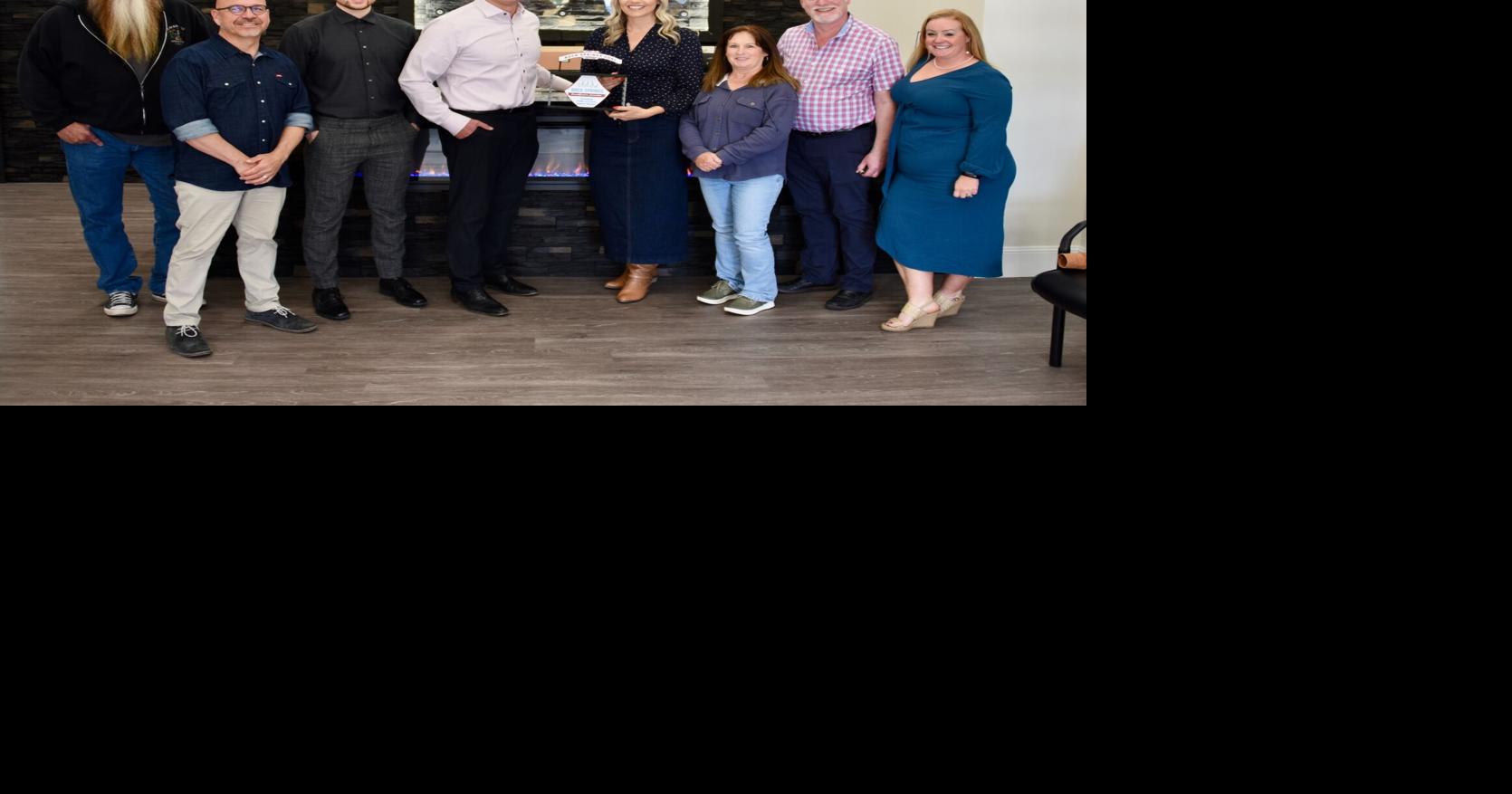 Rock Springs Beautification Committee presents Pride Of Place Award to