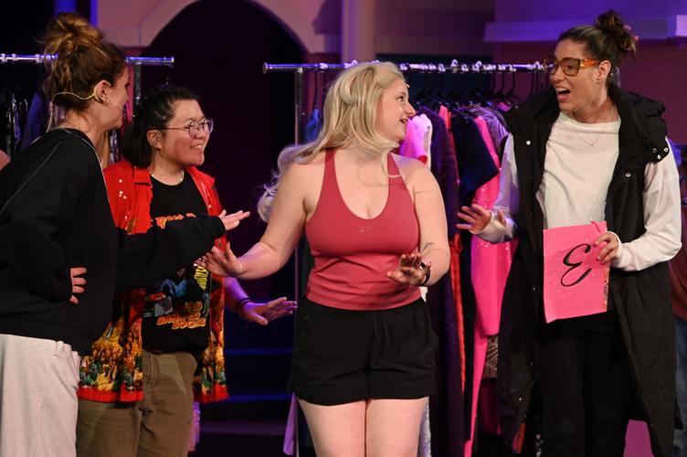 sachin and babi light blue dress PHX Stages: reviews - LEGALLY BLONDE