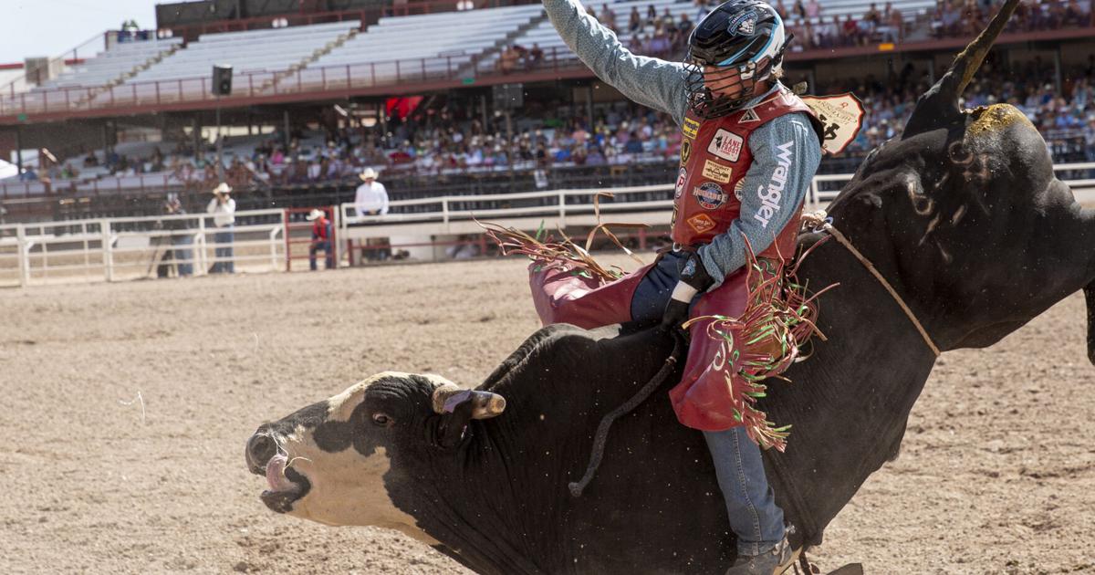 Free Image Roughstock Rodeo Roughstock re-rides prove key on day four of CFD | Cfd | wyomingnews.com