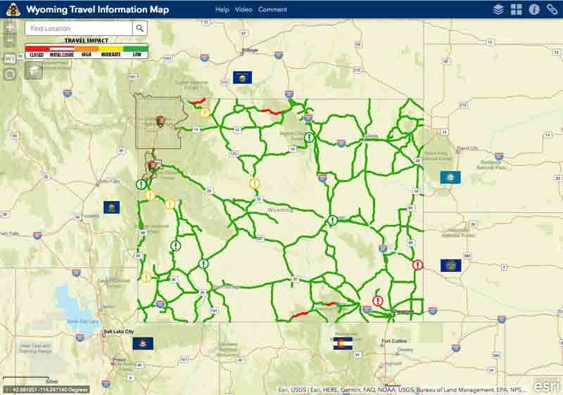 Wydot Road Conditions Map Wydot Site Cracks 1 Billion Views | Road Trips | Wyomingnews.com