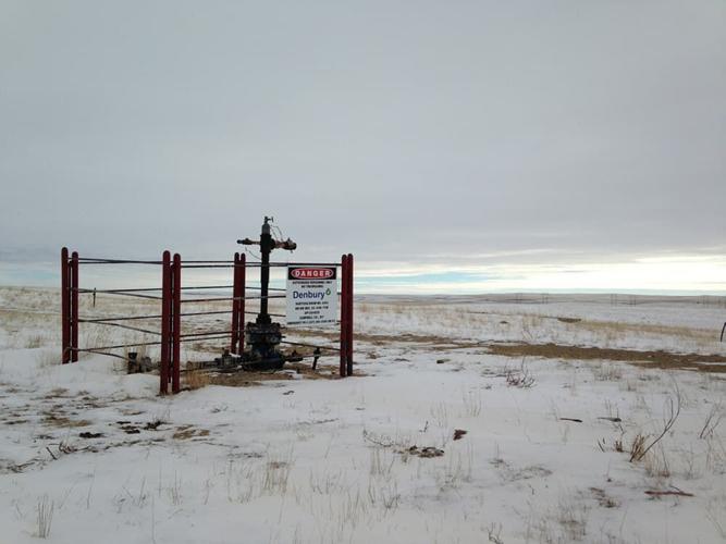 A coal-bed methane well